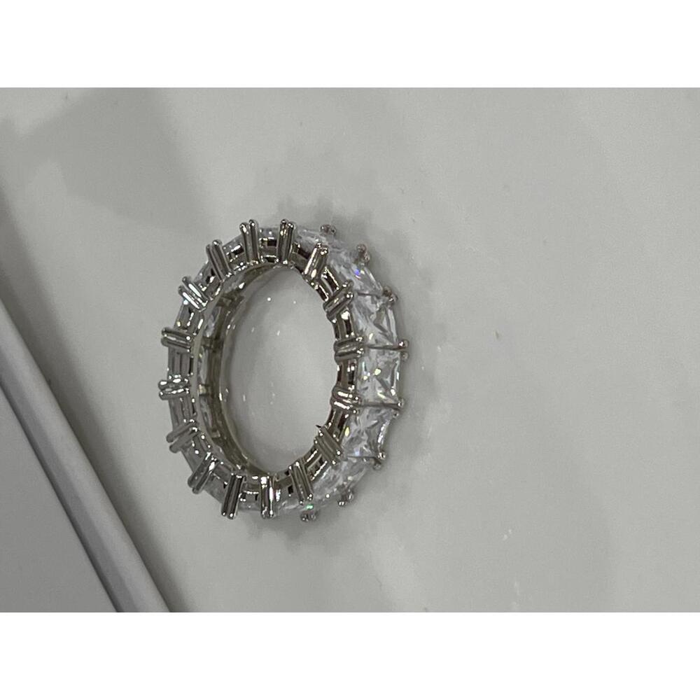 Adina Eden Princess Cut Eternity Band - Picture 3 of 5